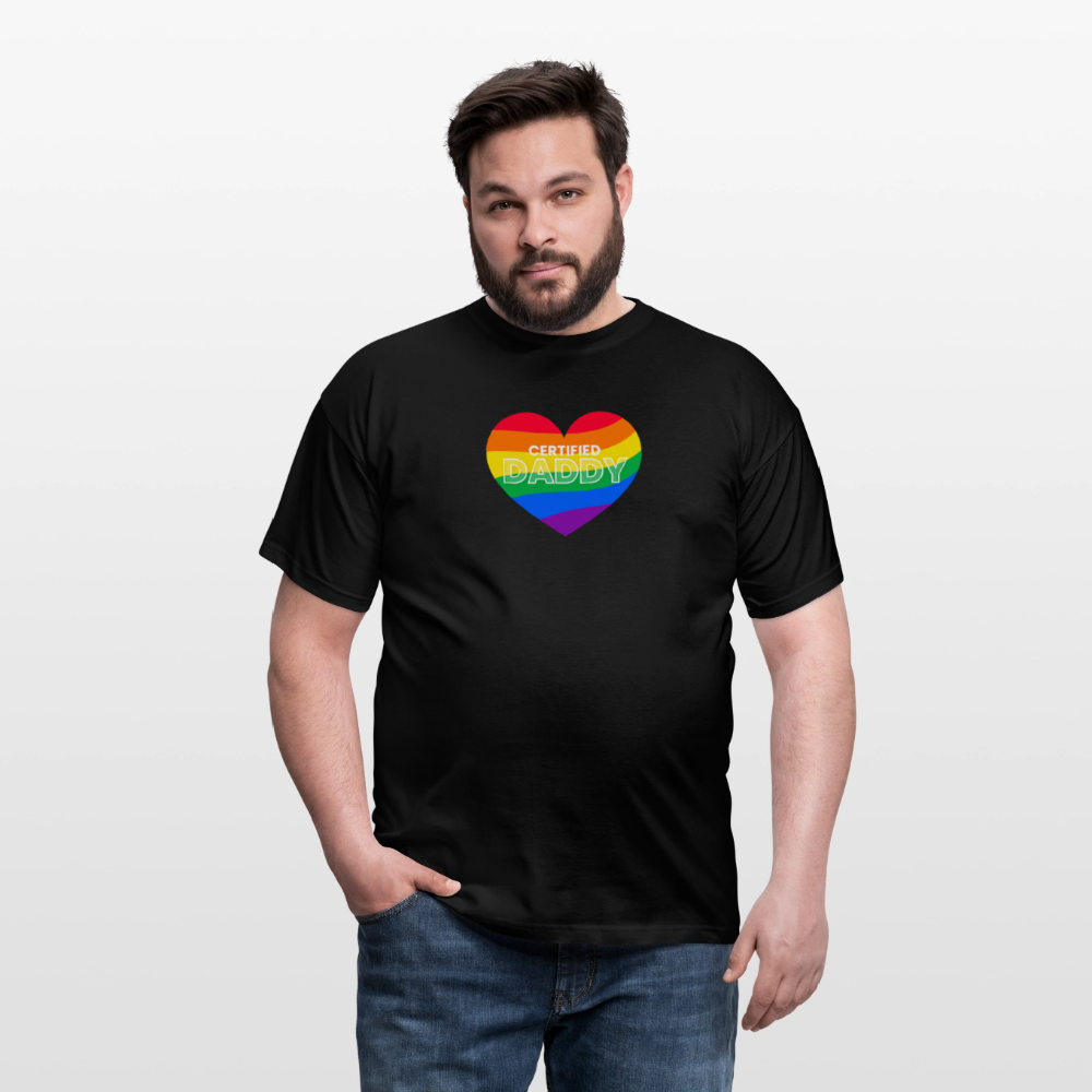 CERTIFIED DADDY | Kink Fetish Pride T-Shirt - Schwarz