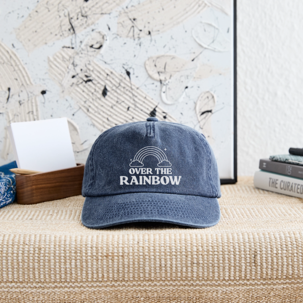 Over the Rainbow | Pride Vintage Cap - Vintage Denim