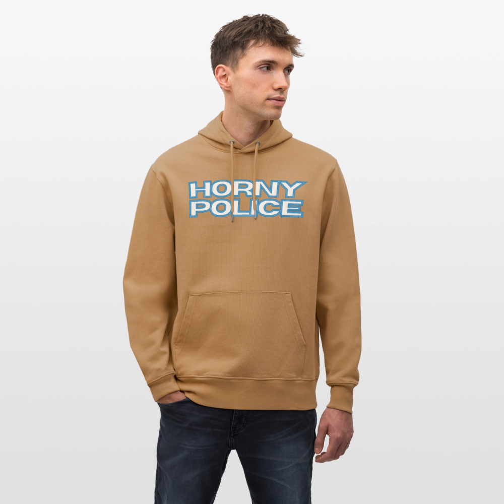 HORNY POLICE | Kink Fetish Pride Bio-Hoodie Unisex - Karamell