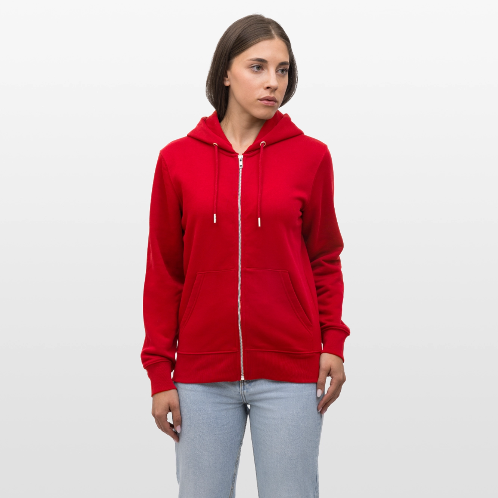 Queer & Proud | Pride Bio-Kapuzenjacke Unisex - Rot