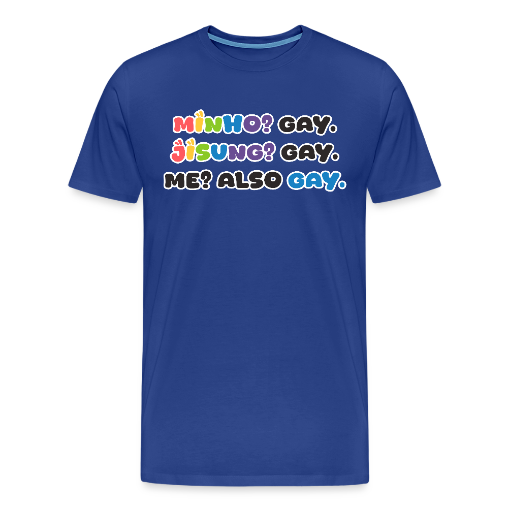 Minsung - Minho & Jisung - Pride T-Shirt - Königsblau