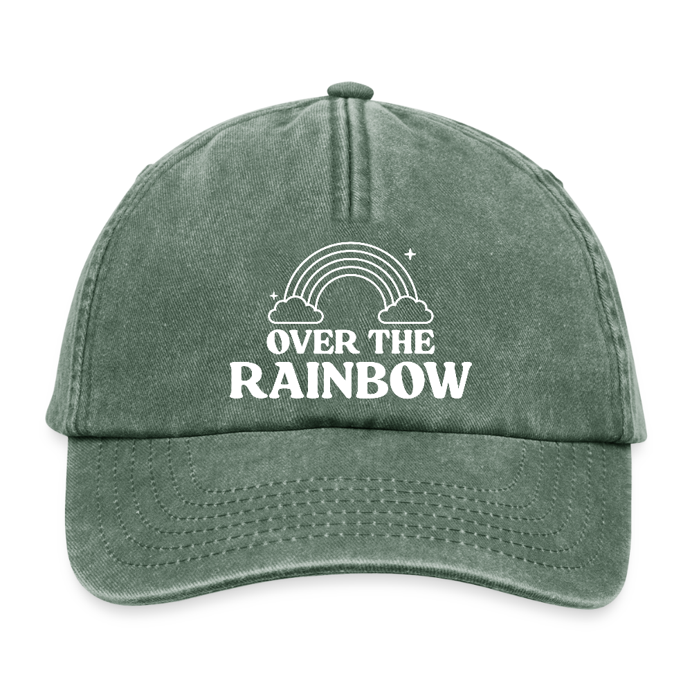 Over the Rainbow | Pride Vintage Cap - Vintage Flaschengrün