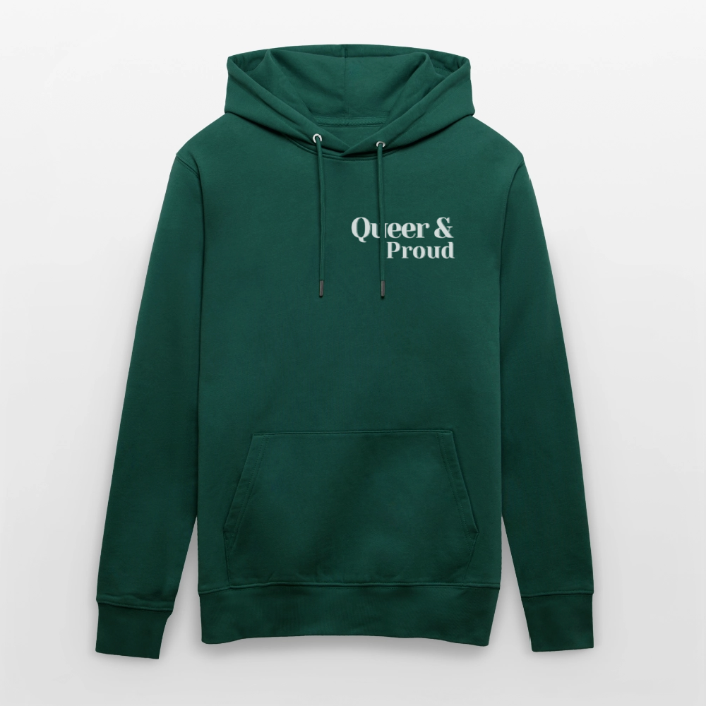 Queer & Proud | Pride Bio-Hoodie Unisex - Forest