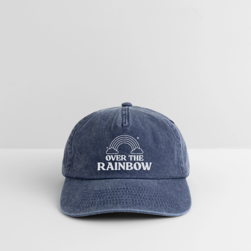 Over the Rainbow | Pride Vintage Cap - Vintage Denim