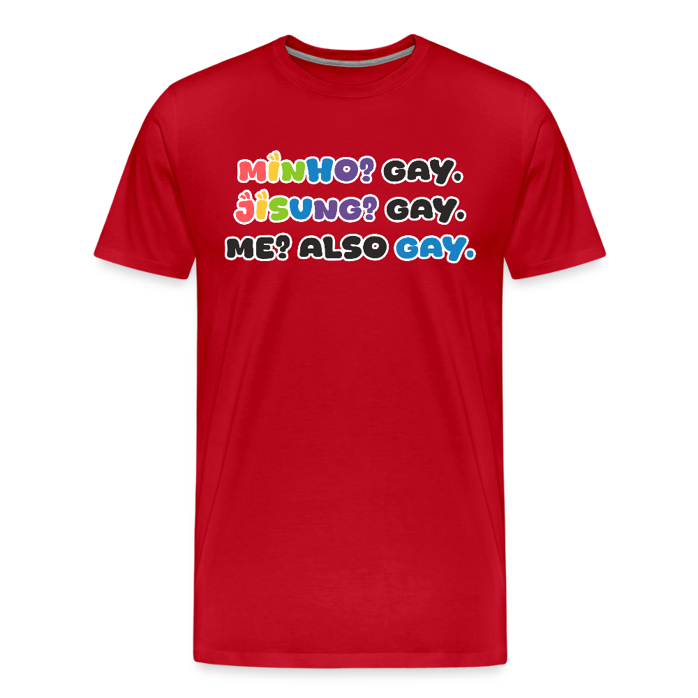 Minsung - Minho & Jisung - Pride T-Shirt - Rot