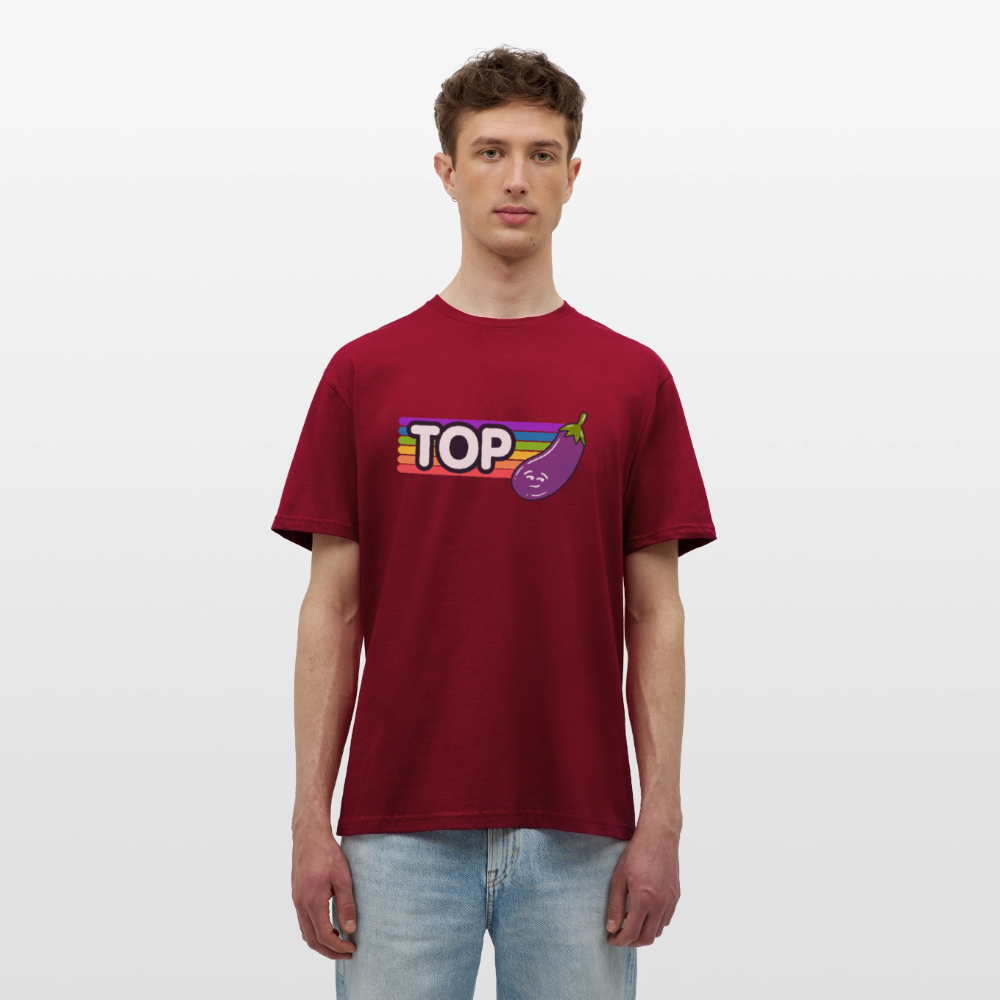 Top Gay | Pride T-Shirt - Ziegelrot