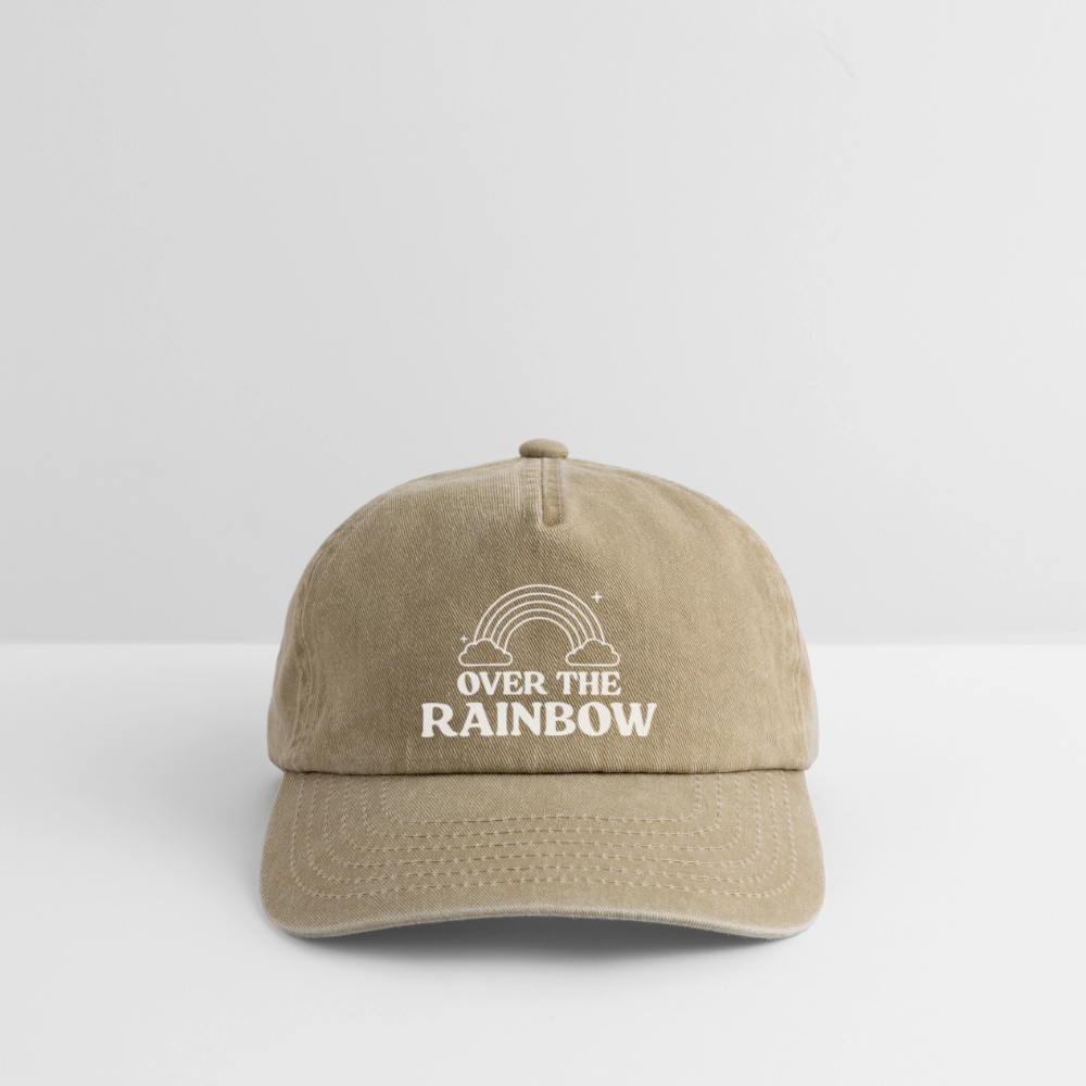 Over the Rainbow | Pride Vintage Cap - Vintage Beige