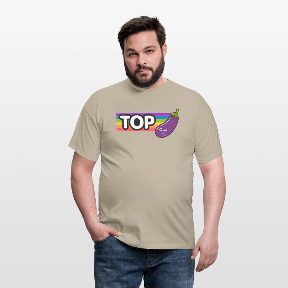 Top Gay | Pride T-Shirt - Sandbeige