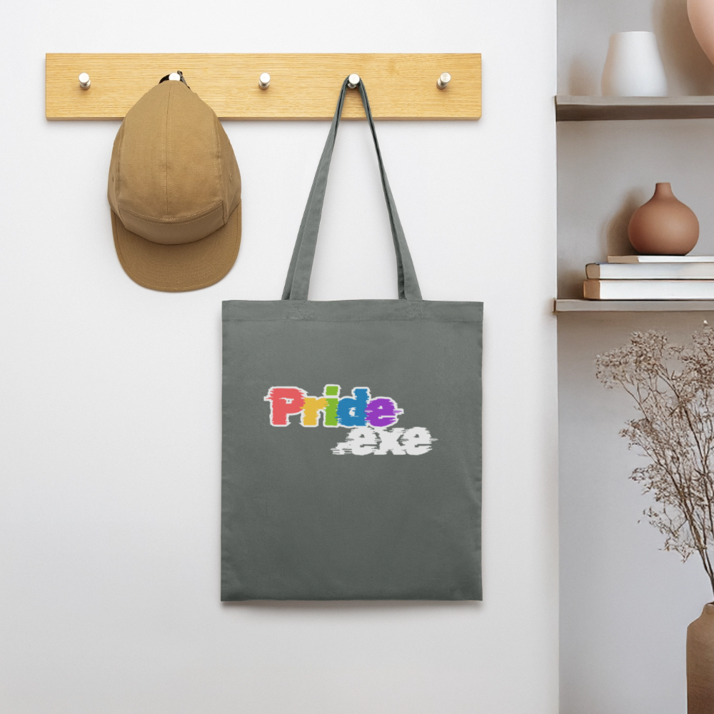 Pride.exe | Pride Bio-Stoffbeutel - Anthrazit