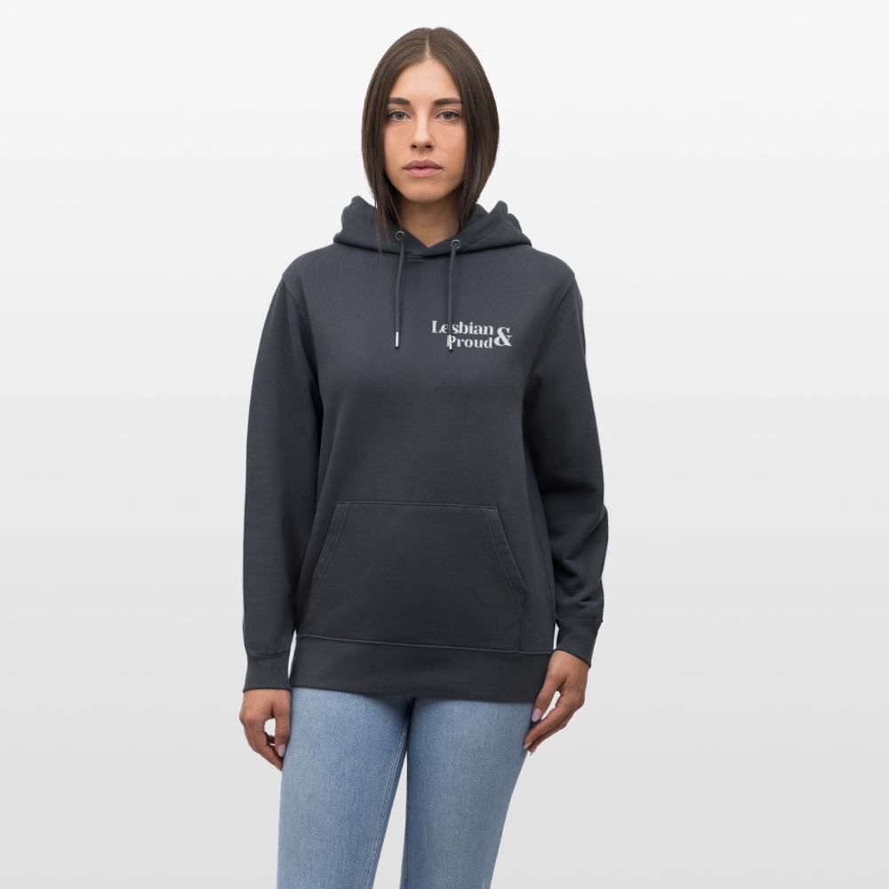 Lesbian & Proud | Pride Bio-Hoodie Unisex - Indigoblau
