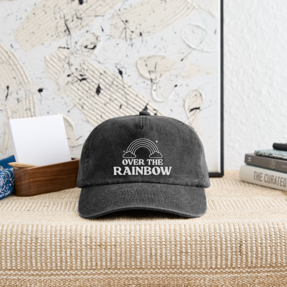Over the Rainbow | Pride Vintage Cap - Vintage Schwarz