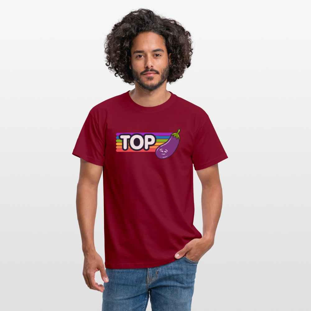 Top Gay | Pride T-Shirt - Ziegelrot