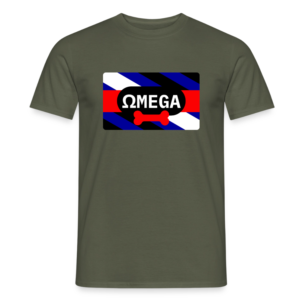 OMEGA Puppy Flag | Puppy Kink Pride T-Shirt - Militärgrün