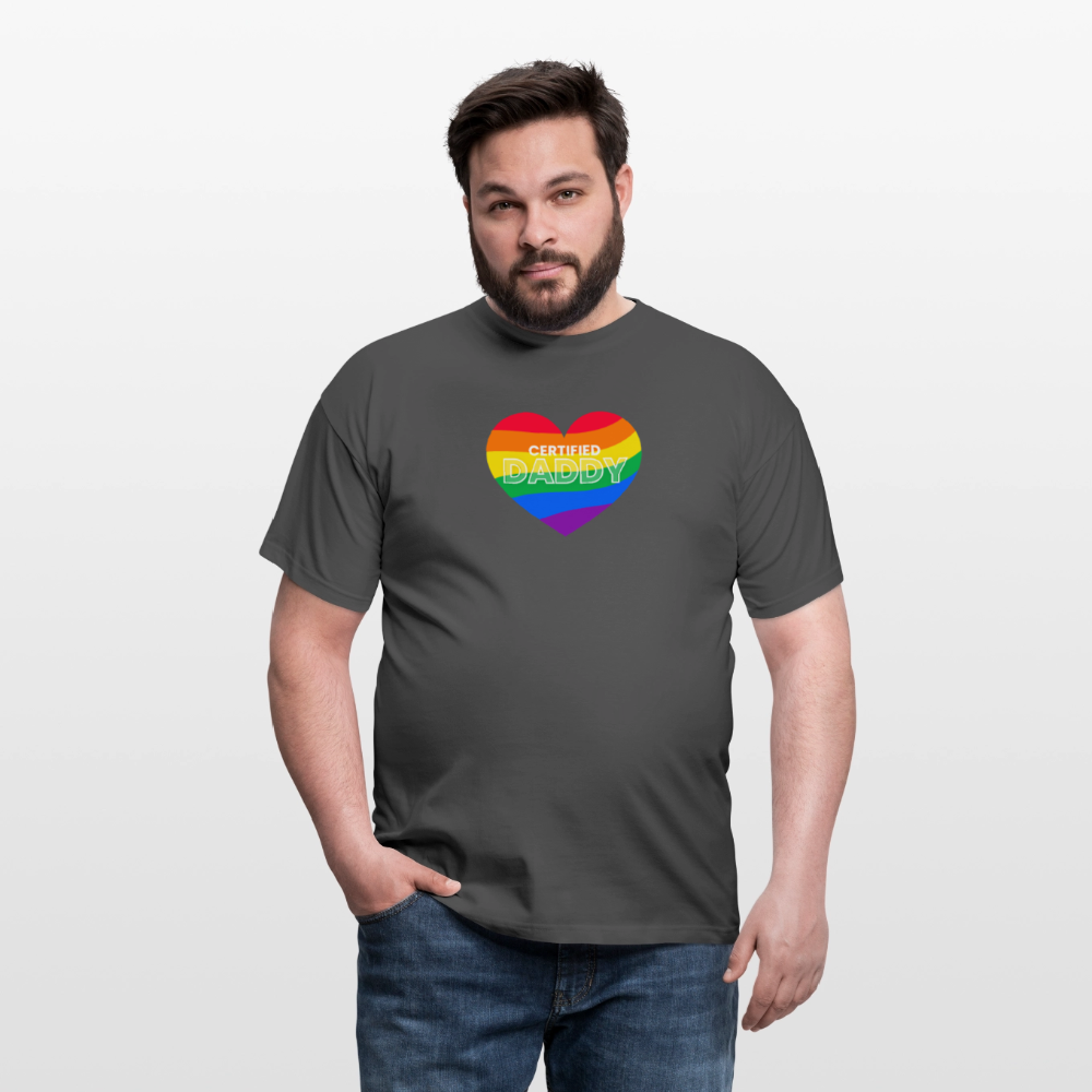 CERTIFIED DADDY | Kink Fetish Pride T-Shirt - Anthrazit