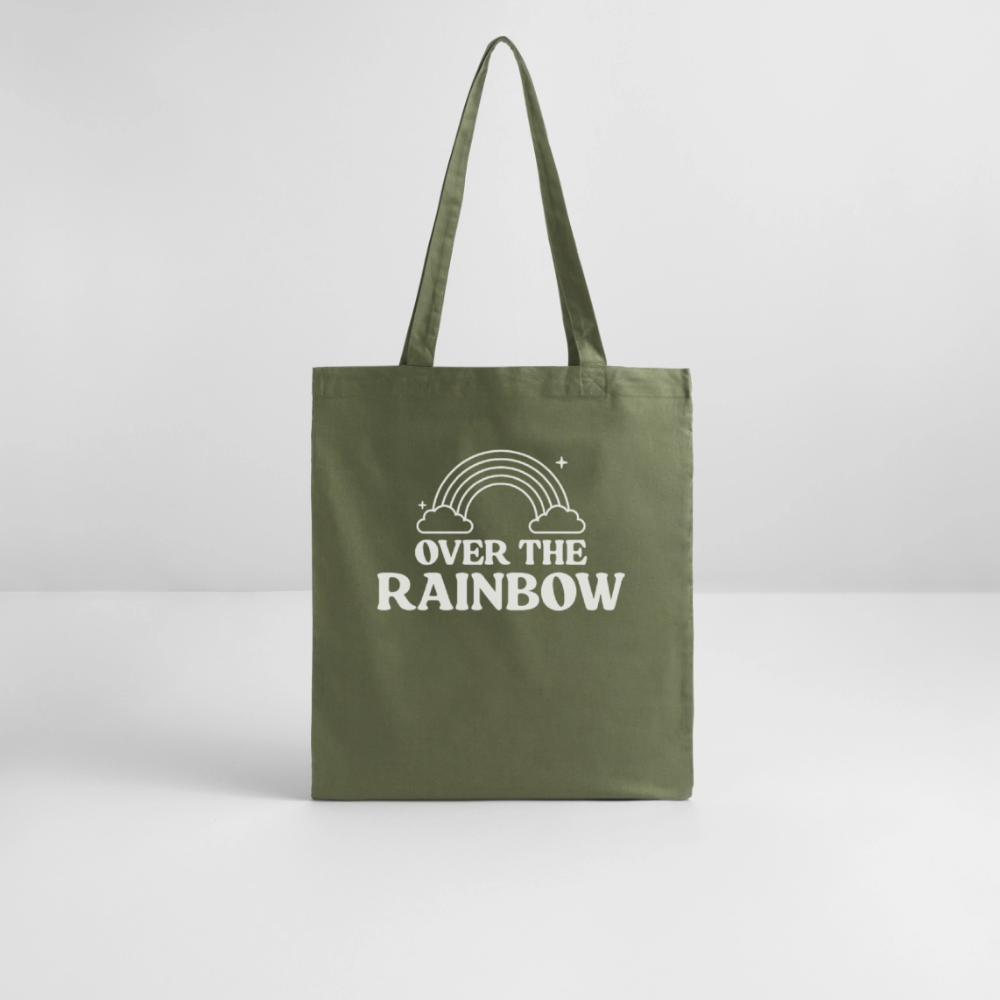 Over the Rainbow | Pride Bio-Stoffbeutel - Khaki