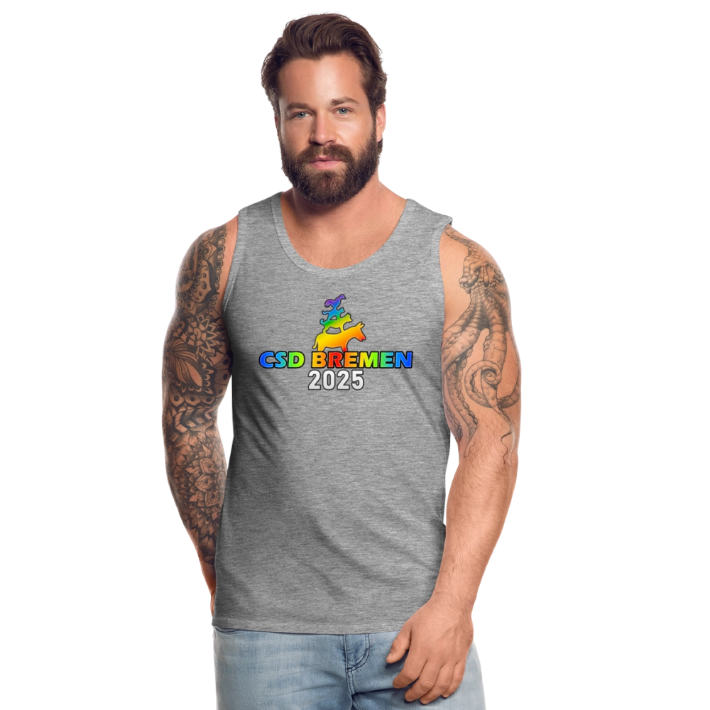 CSD BREMEN 2025 | Pride Premium Tank Top - Grau meliert