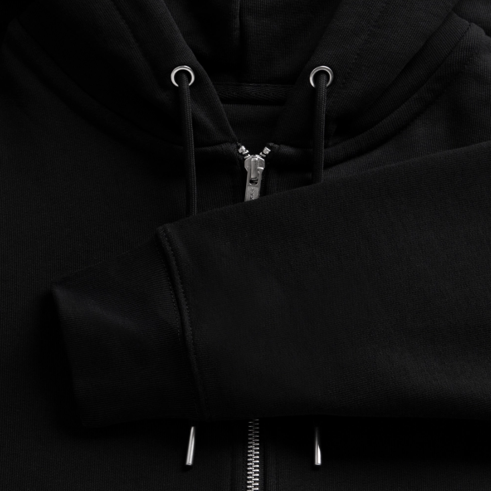 Bi & Proud | Pride Bio-Kapuzenjacke Unisex - Schwarz