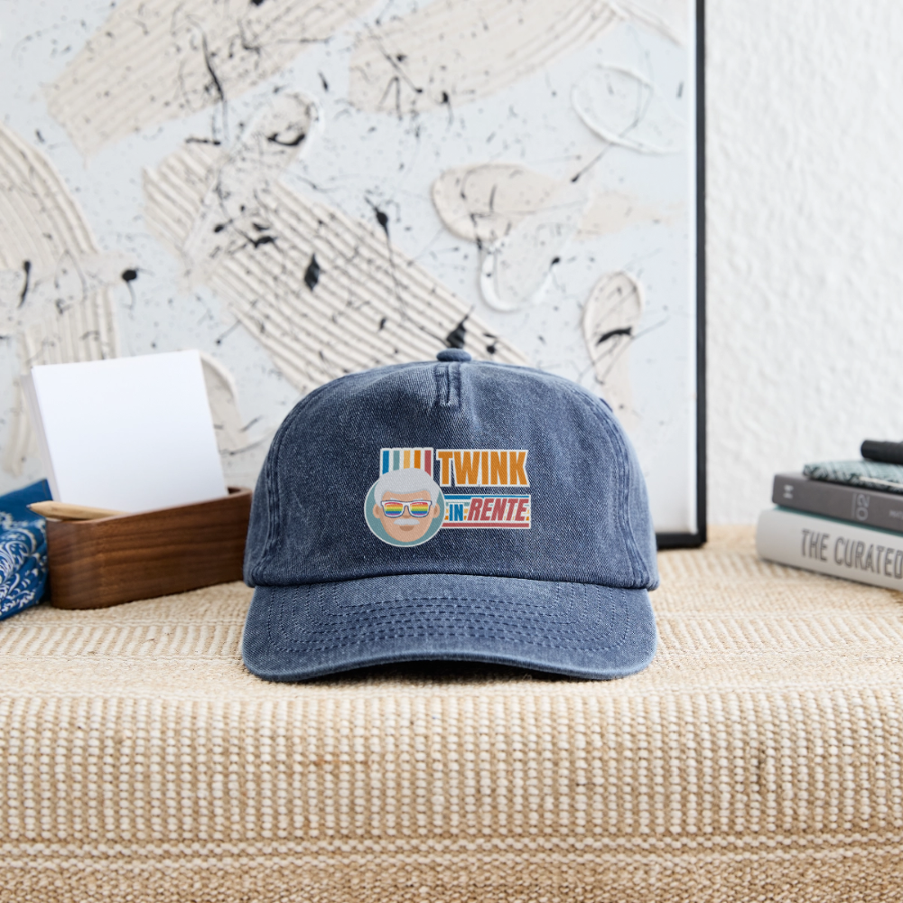 Twink in Rente! | Pride Vintage Cap - Vintage Denim