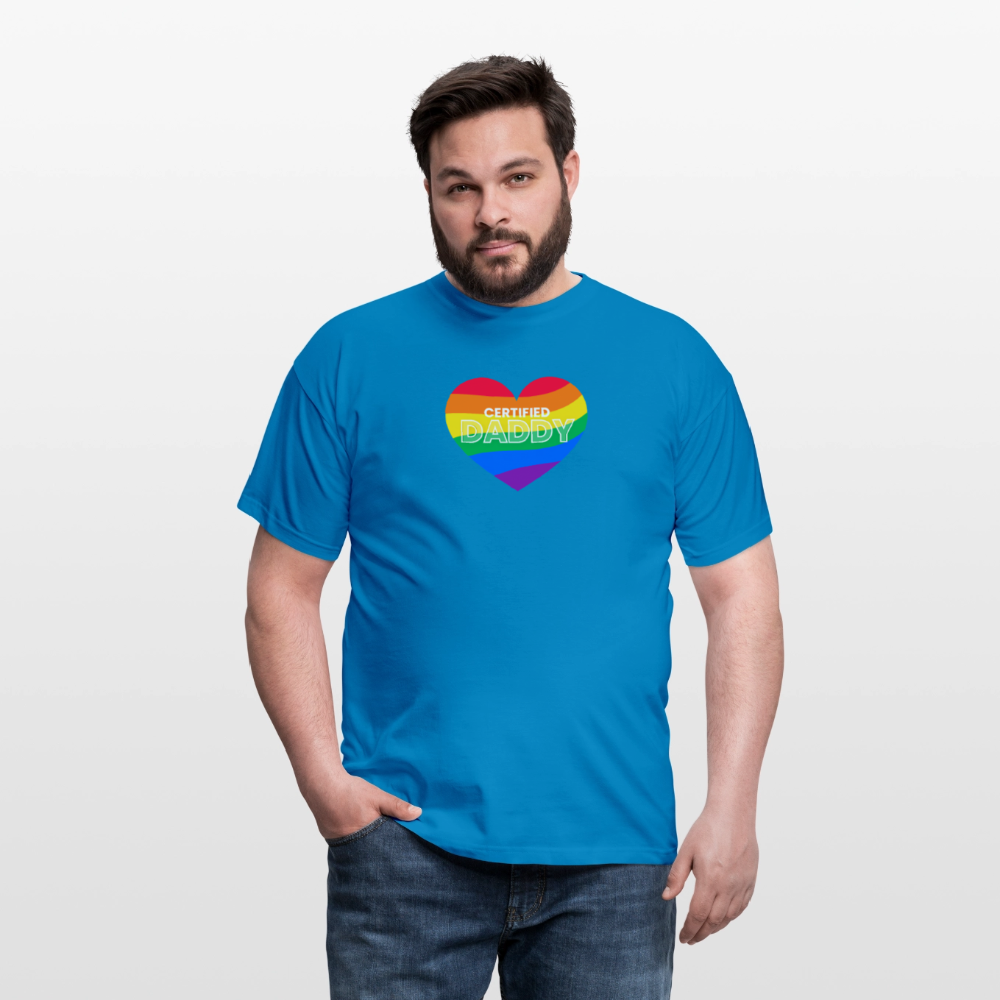 CERTIFIED DADDY | Kink Fetish Pride T-Shirt - Royalblau