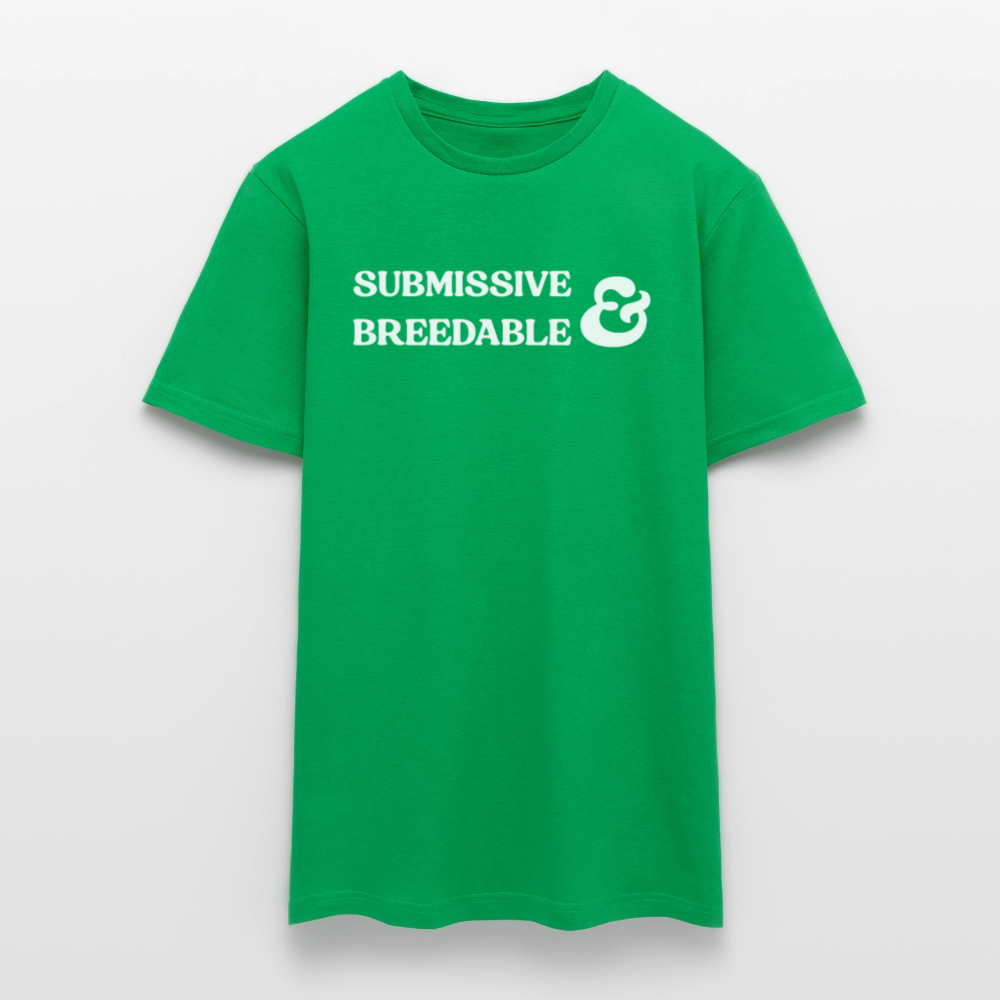 Submissive & Breedable | Kink Fetish Pride T-Shirt - Kelly Green