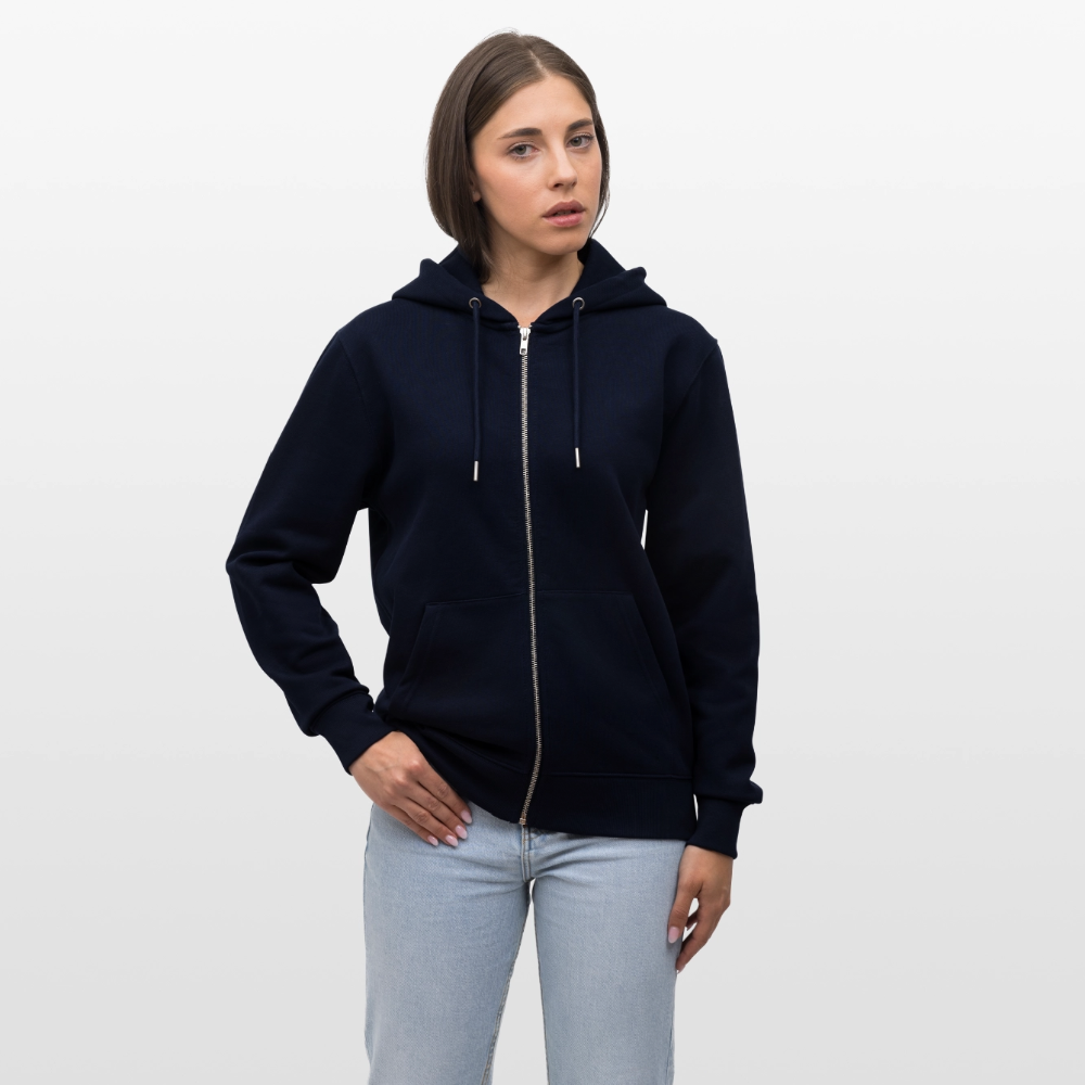Queer & Proud | Pride Bio-Kapuzenjacke Unisex - Navy