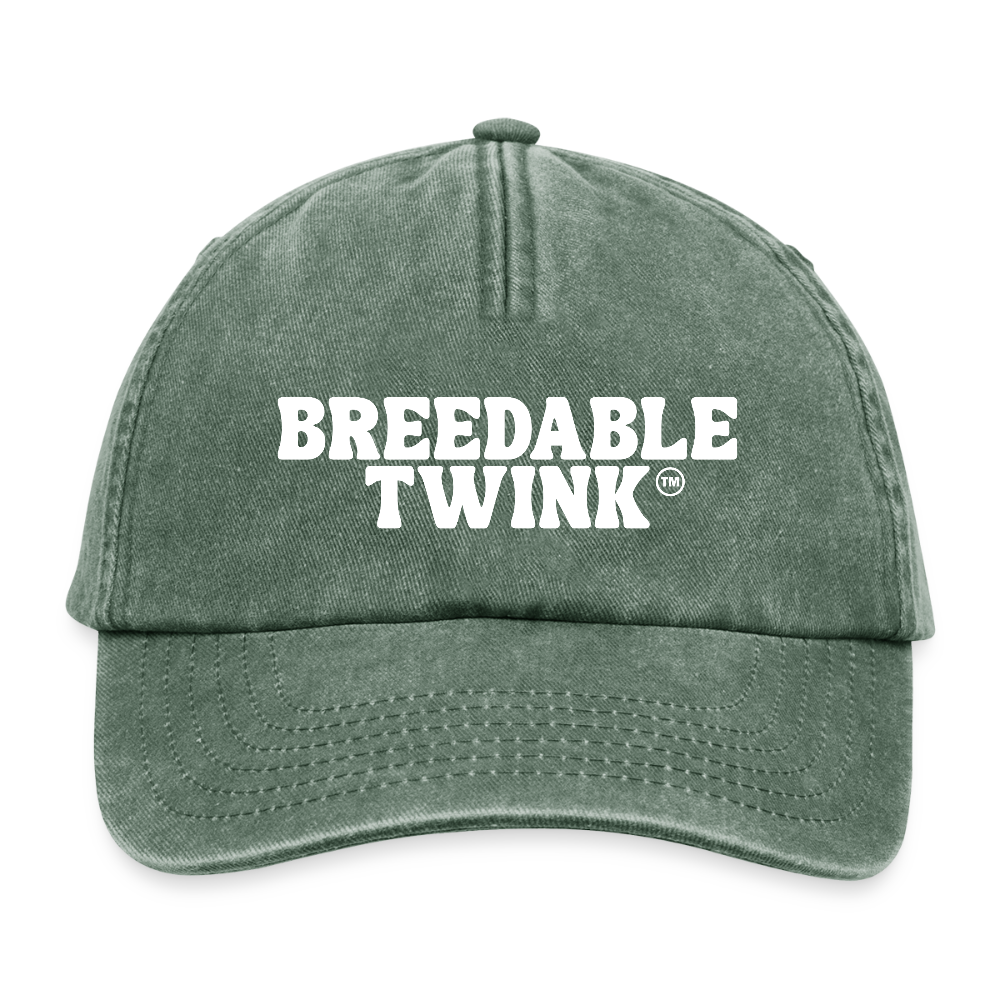 Breedable Twink™ | Kink Fetish Pride Vintage Cap - Vintage Flaschengrün 
