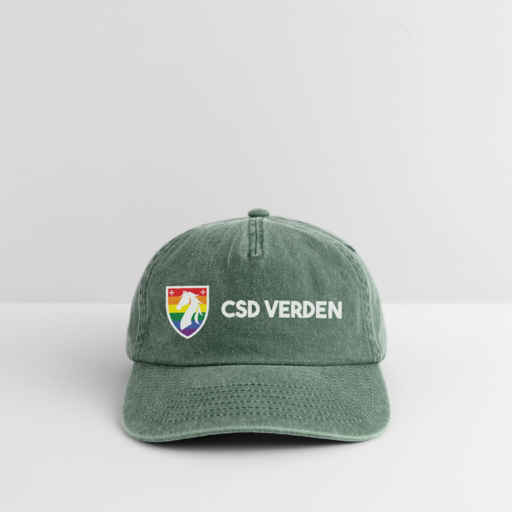 CSD Verden | Pride Vintage Cap - Vintage Flaschengrün 