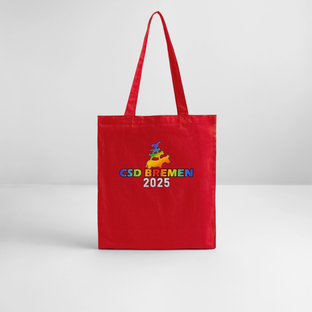 CSD BREMEN 2025 | Pride Bio-Stoffbeutel [SIMPLE] - Rot