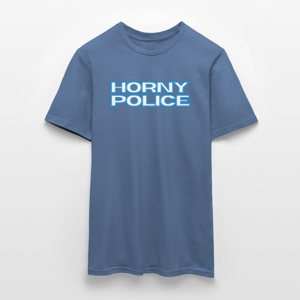 HORNY POLICE | Kink Fetish Pride T-Shirt - Taubenblau 