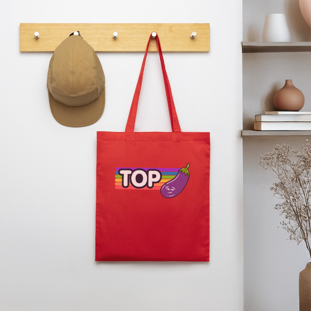 Top Gay | Pride Bio-Stoffbeutel - Rot