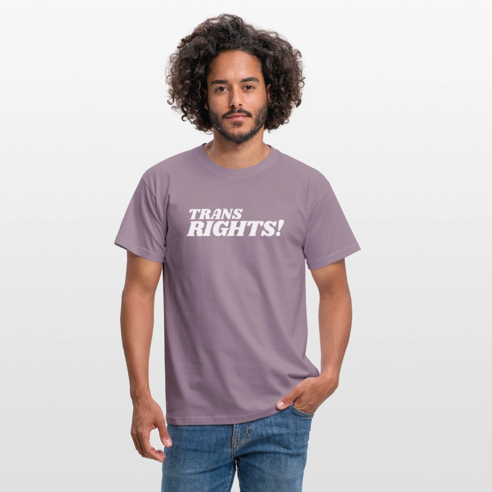 Trans Right! | Pride T-Shirt - Lilagrau 