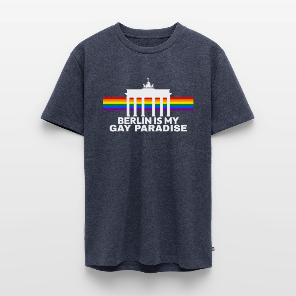 BERLIN IS MY GAY PARADISE Premium Pride T-Shirt - Jeansblau 