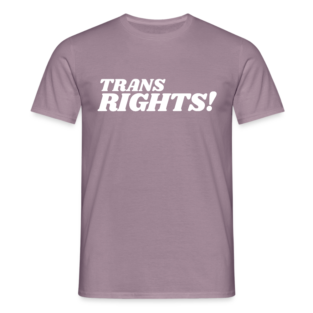 Trans Right! | Pride T-Shirt - Lilagrau 