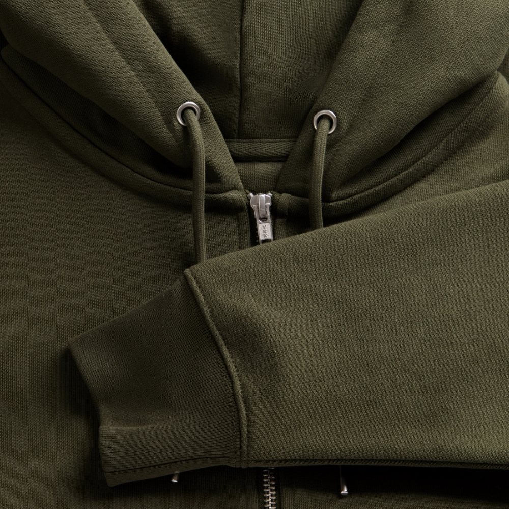 Lesbian & Proud | Pride Bio-Kapuzenjacke Unisex - Khaki