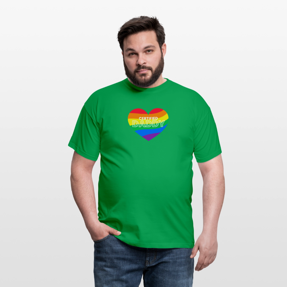 CERTIFIED DADDY | Kink Fetish Pride T-Shirt - Kelly Green
