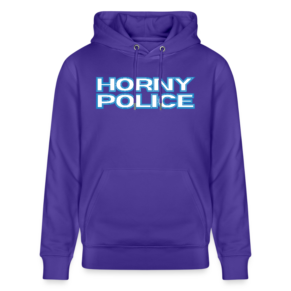 HORNY POLICE | Kink Fetish Pride Bio-Hoodie Unisex - Purple Love 