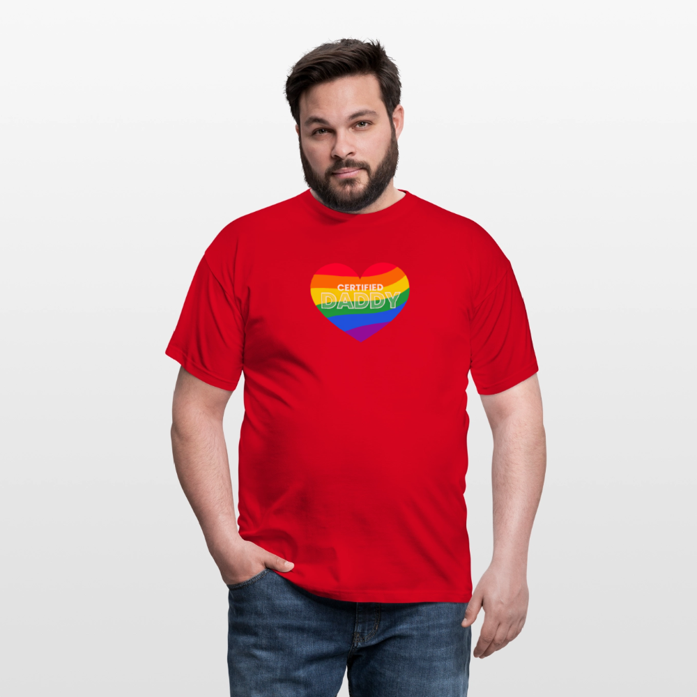 CERTIFIED DADDY | Kink Fetish Pride T-Shirt - Rot