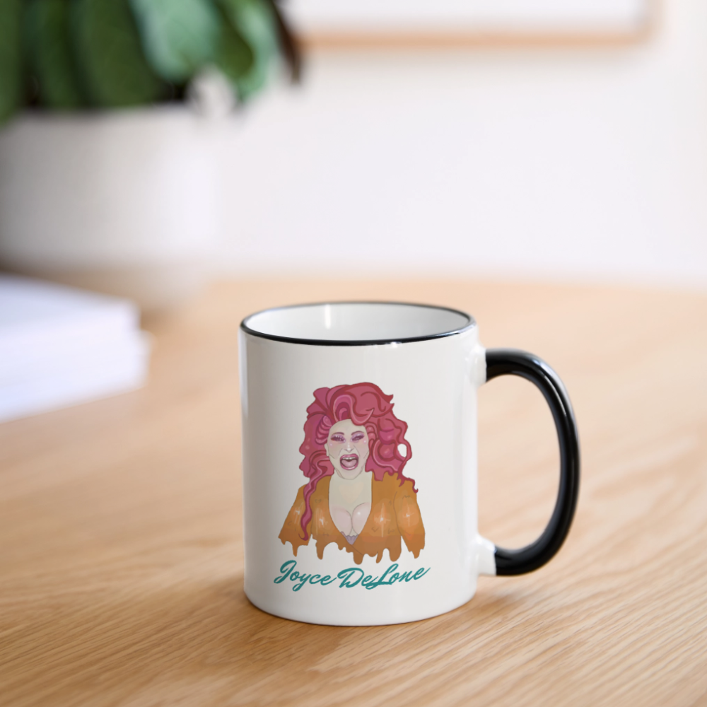 Joyce DeLone Fan-Tasse - Weiß/Schwarz