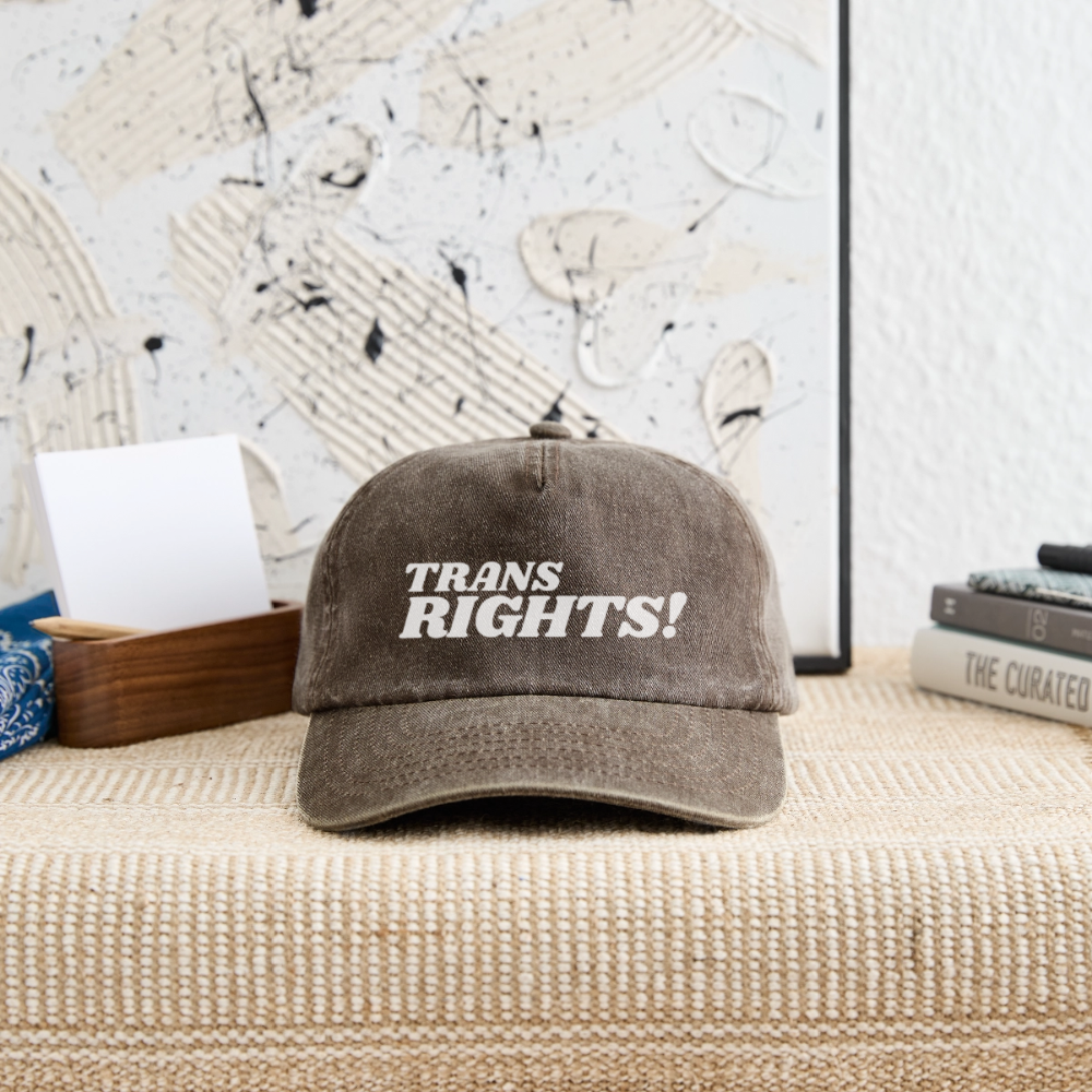 Trans Rights! | Pride Vintage Cap - Vintage Braun