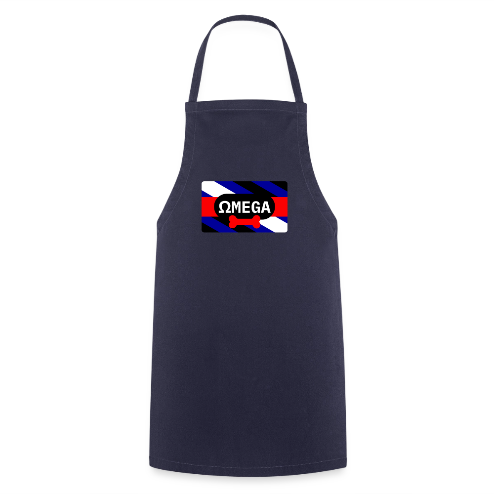 OMEGA Puppy Flag Schürze | Puppy Kink Pride | Kochschürze - Navy
