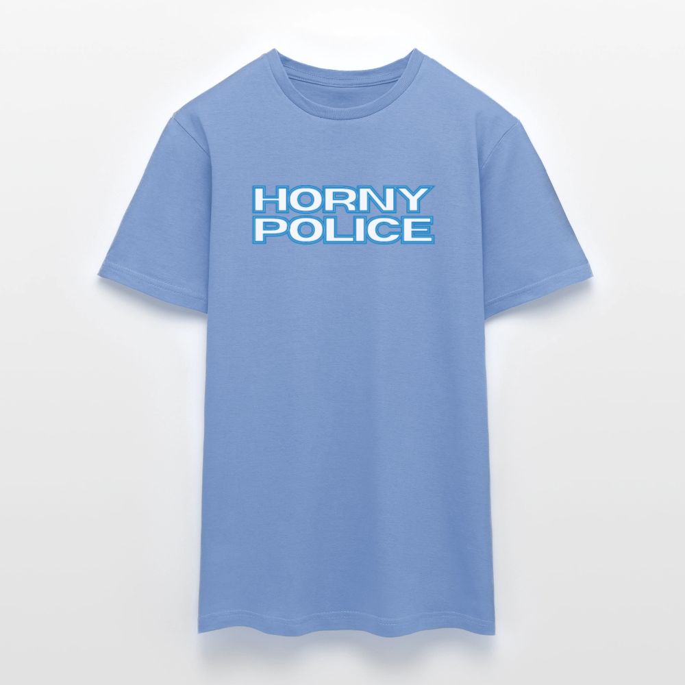 HORNY POLICE | Kink Fetish Pride T-Shirt - carolina blue