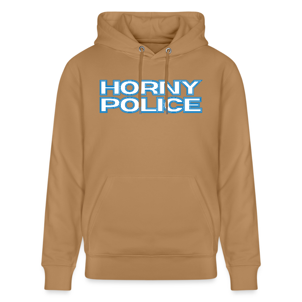 HORNY POLICE | Kink Fetish Pride Bio-Hoodie Unisex - Karamell 