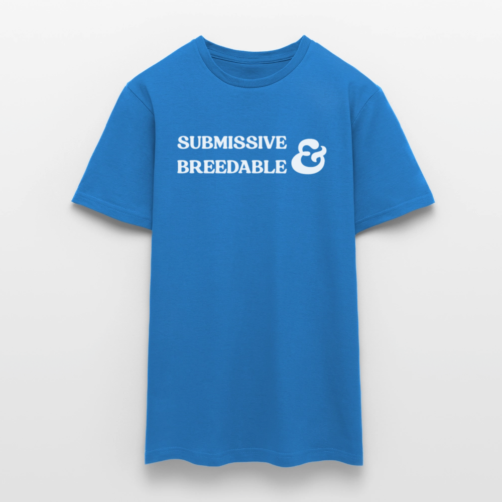 Submissive & Breedable | Kink Fetish Pride T-Shirt - Royalblau