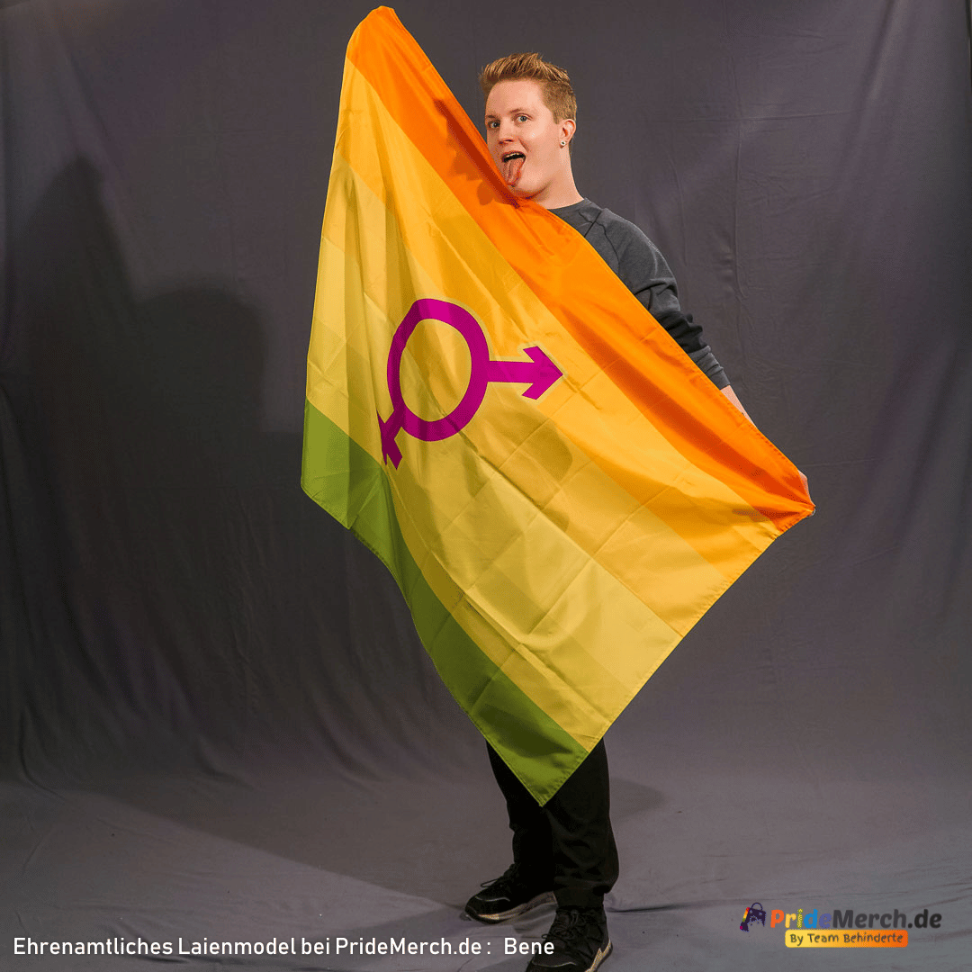 Hermaphrodit Pride Flag - pridemerch.mom - Team Behinderte im Queer Cities e.V.