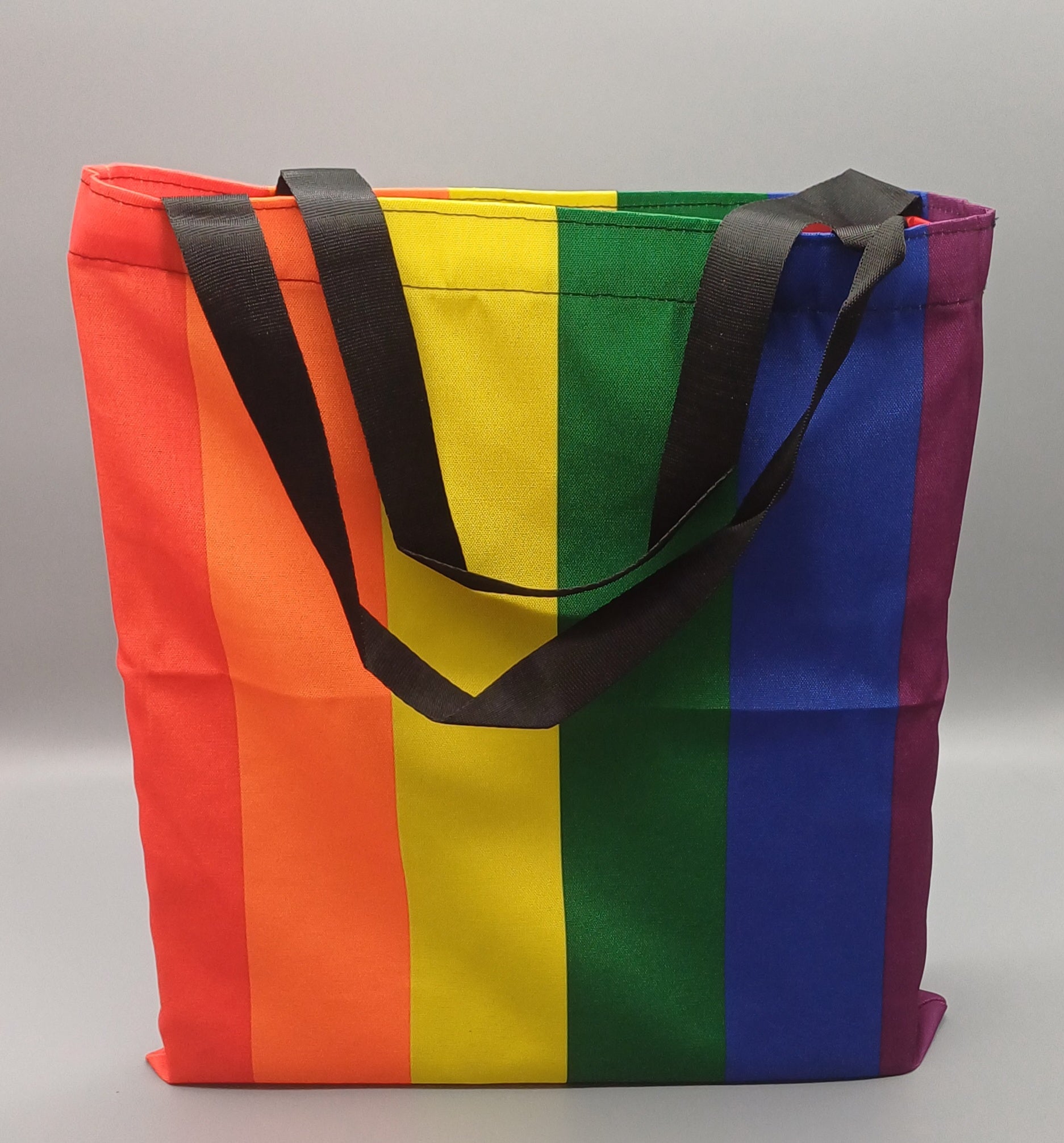 Regenbogen Shopping Tasche - pridemerch.mom - Team Behinderte im Queer Cities e.V.
