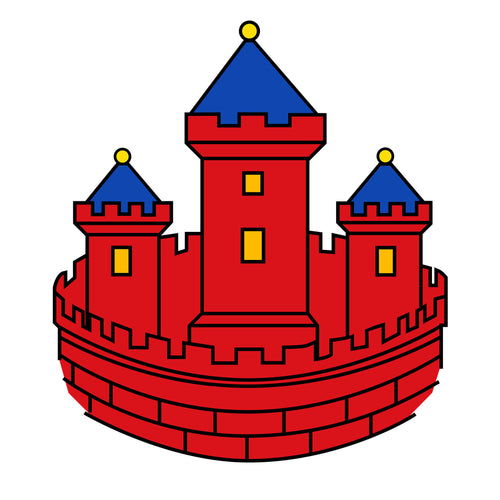 CSD Rotenburg Support-Design – Regenbogen & Burg