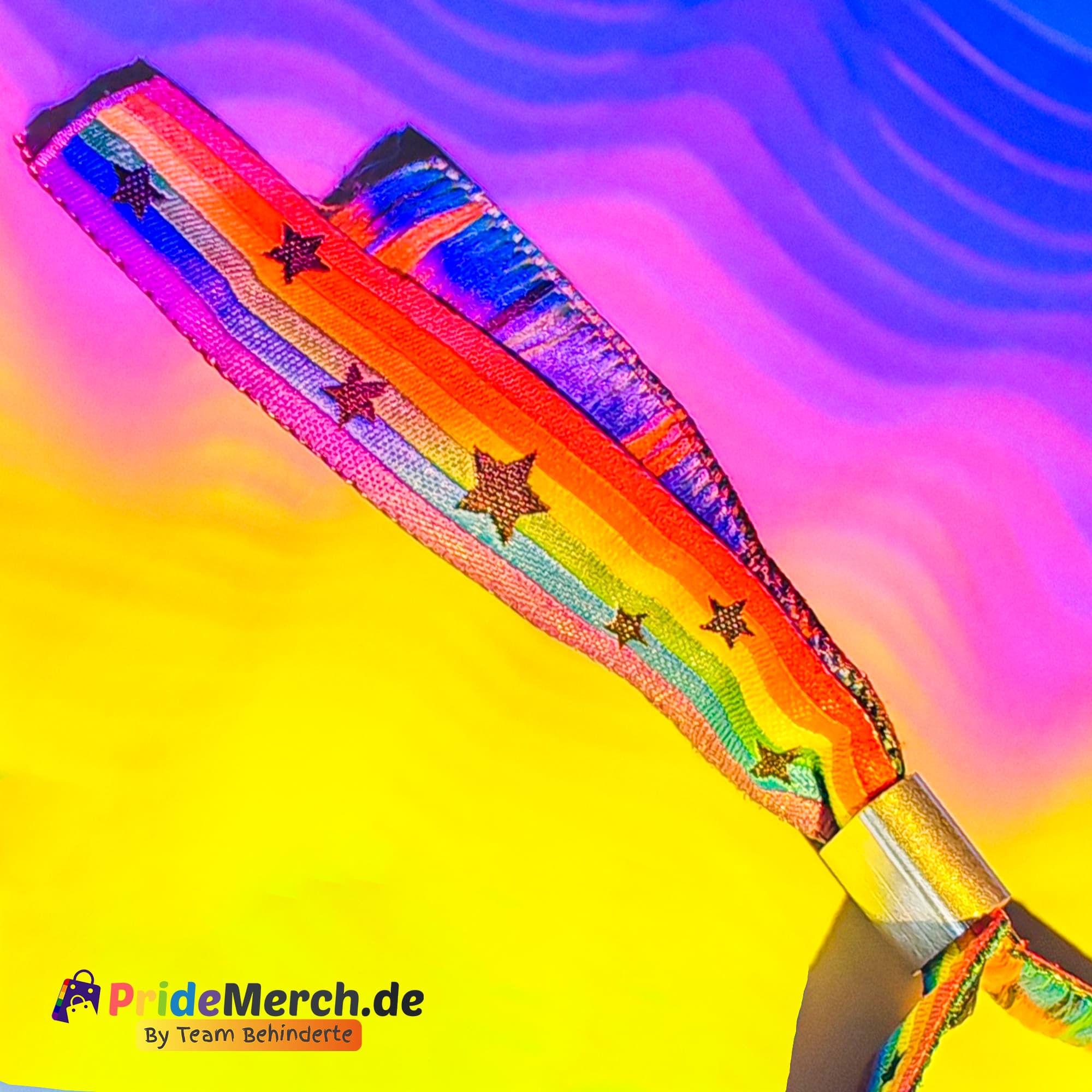 Pride-Armband des CSD Verden 🌈 (Stoffarmband) - pridemerch.mom - Team Behinderte im Queer Cities e.V.