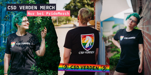 CSD Verden Support-Wappen – Regenbogen & Sachsenross