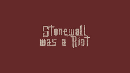 Stonewall Was A Riot – Aktivismus-Design mit Stencil-Typografie