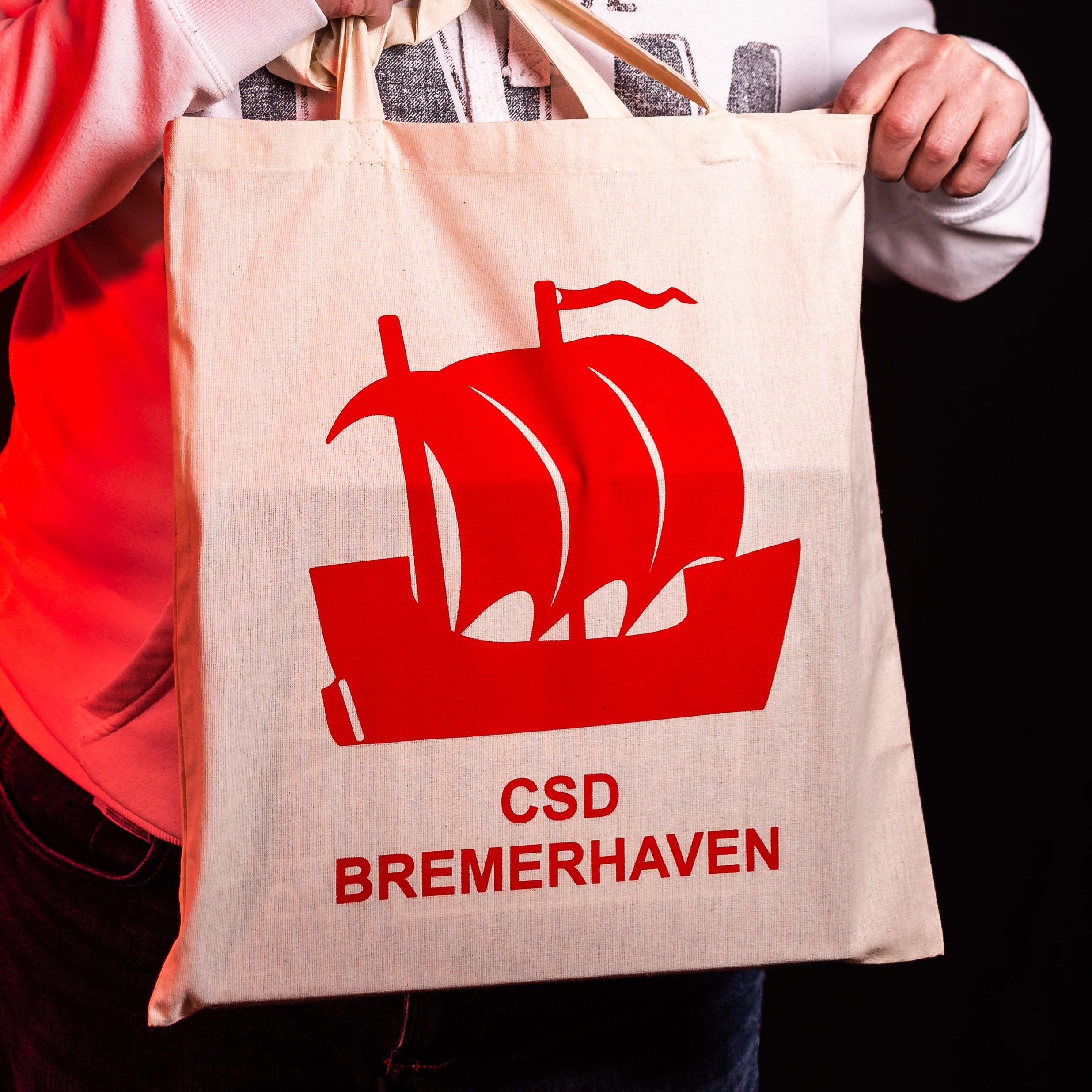 Stofftasche CSD Bremerhaven - pridemerch.mom - Team Behinderte im Queer Cities e.V.
